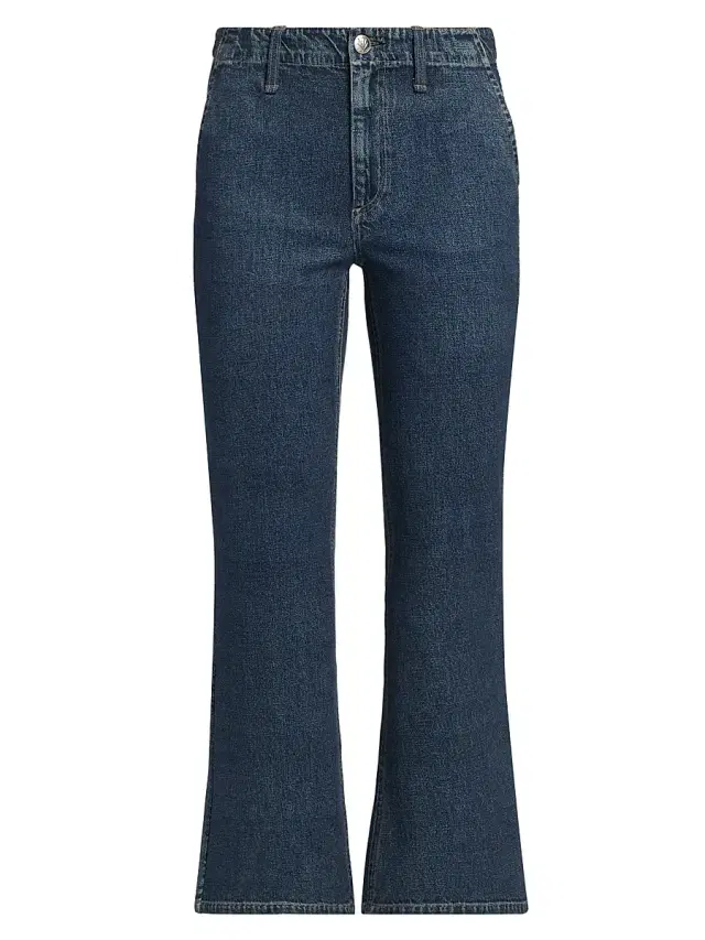 rag & bone Women's rb Miramar Ponte Kick-Flare Jeans - Eve