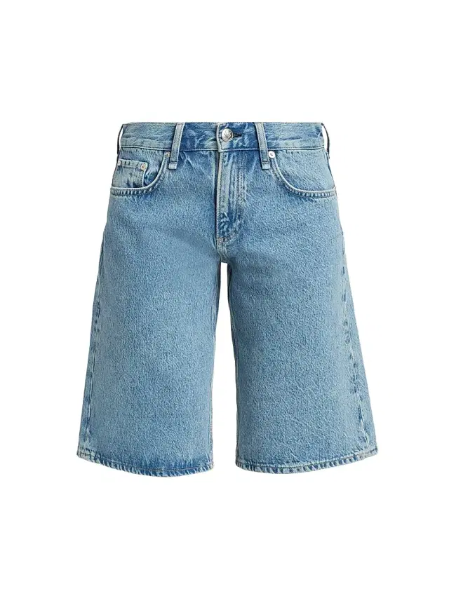 rag & bone Women's Ariel Denim Shorts - Everglade