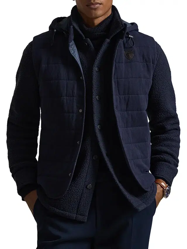 Polo Ralph Lauren Men's Double-Knit Jersey Vest - Navy