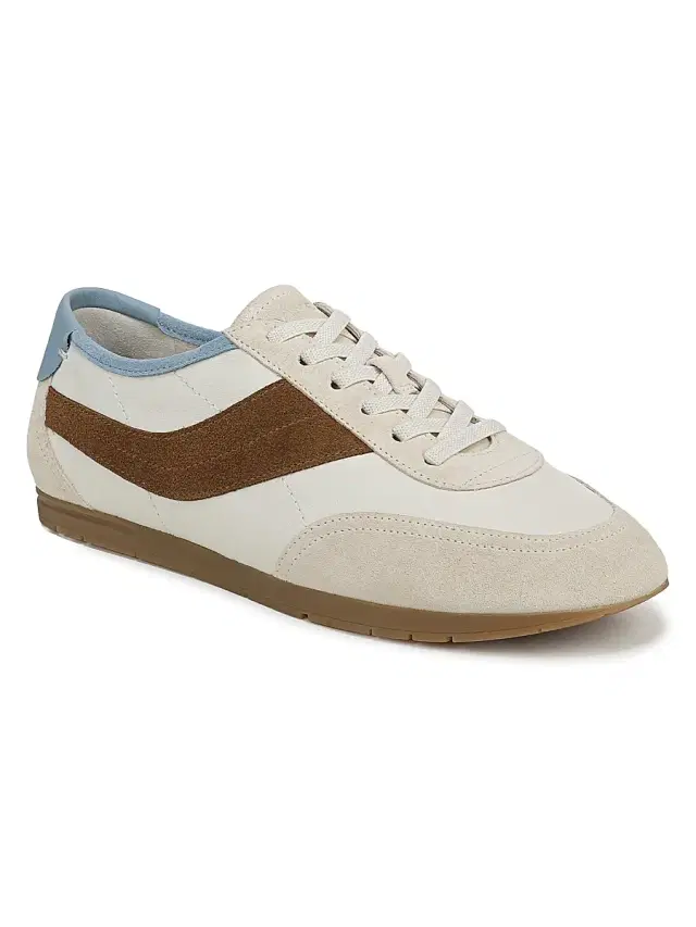 Vince Women's La Runner Leather & Suede Sneakers - Moonlight Elmwood