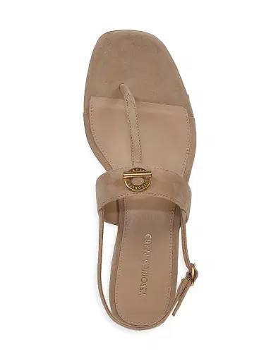 Veronica Beard Women's Andie 35MM Suede Slingback Sandals - Sand - Size 9 | Thumbnail 4 Veronica Beard Women's Andie 35MM Suede Slingback Sandals - Sand - Size 9 | Thumbnail 4