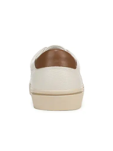 Vince Men's Seaside Leather Low-Top Sneakers - Pebble White | Thumbnail 3 Vince Men's Seaside Leather Low-Top Sneakers - Pebble White | Thumbnail 3