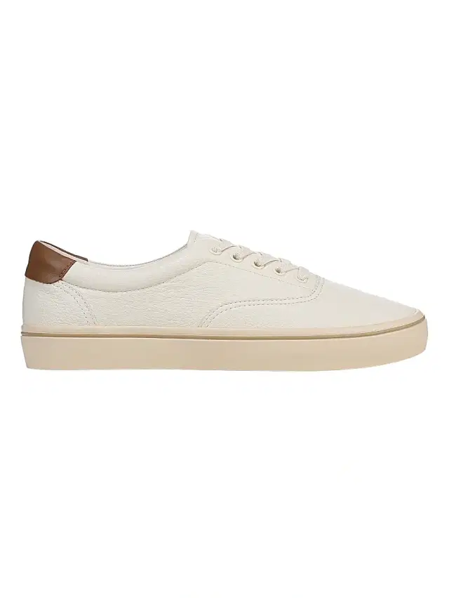 Vince Men's Seaside Leather Low-Top Sneakers - Pebble White