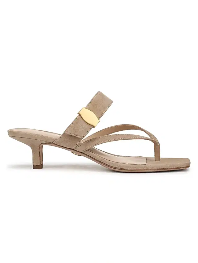 Veronica Beard Women's Salva Dash 45MM Suede Sandals - Sand