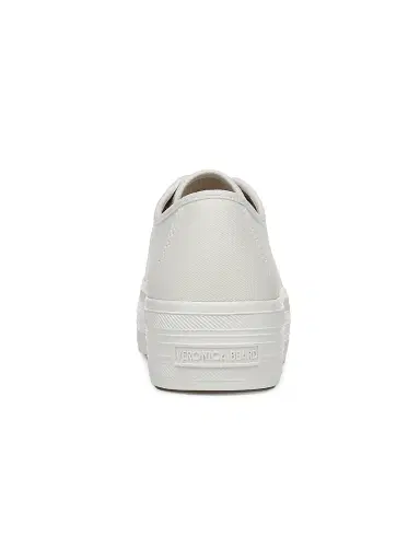 Veronica Beard Women's Truett Low-Top Canvas Platform Sneakers - Coconut - Size 11 | Thumbnail 3