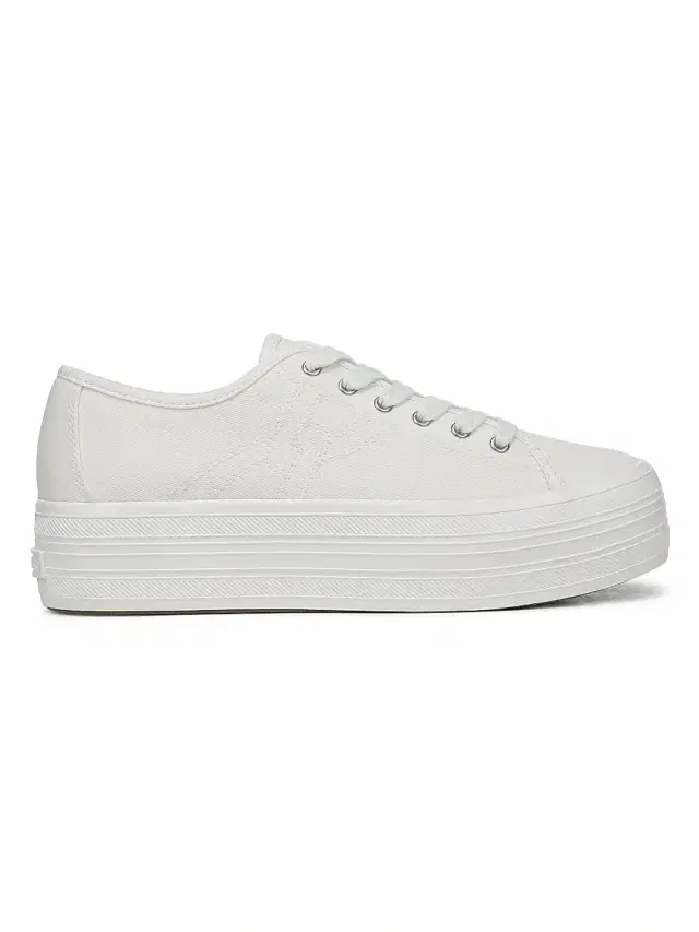 Veronica Beard Women's Truett Low-Top Canvas Platform Sneakers - Coconut