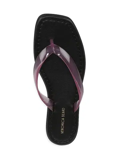 Veronica Beard Women's Clea Jelly Flip-Flops - Orchid Haze - Size 9 | Thumbnail 4 Veronica Beard Women's Clea Jelly Flip-Flops - Orchid Haze - Size 9 | Thumbnail 4