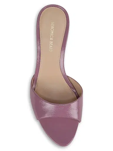 Veronica Beard Women's Tia 65MM Patent Leather Mules - Orchid Haze - Size 9 | Thumbnail 4