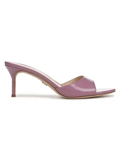Veronica Beard Women's Tia 65MM Patent Leather Mules - Orchid Haze - Size 9 | Thumbnail 1