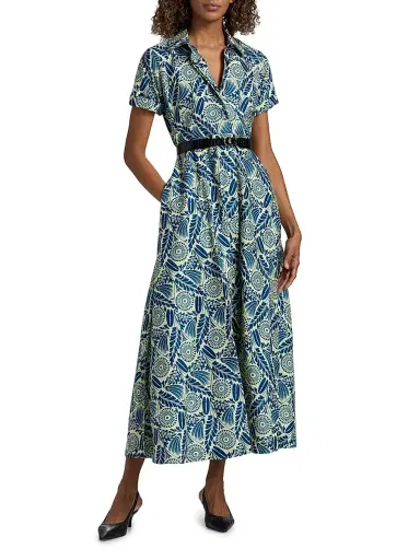 Elisamama Women's Spring Feyi Cotton Shirtdress | Thumbnail 2 Elisamama Women's Spring Feyi Cotton Shirtdress | Thumbnail 2