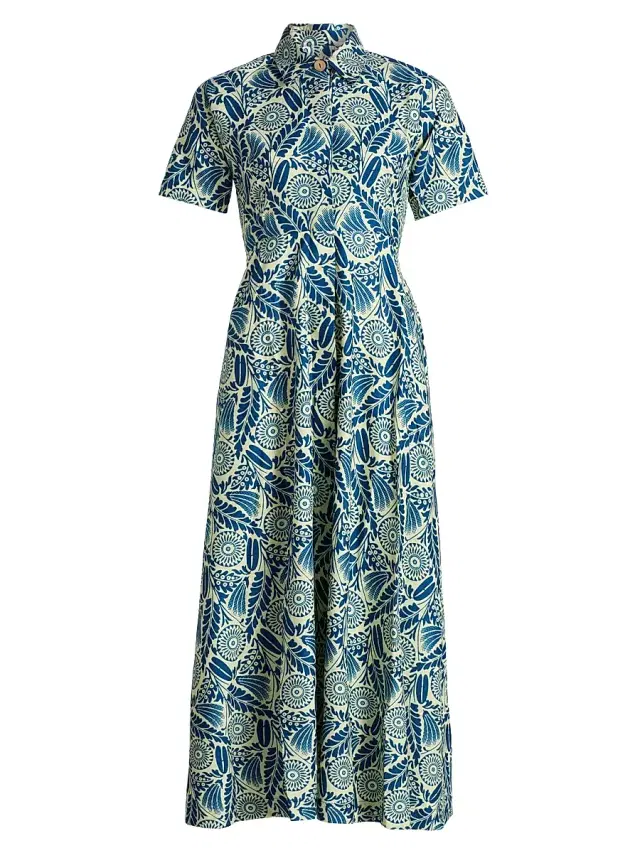 Elisamama Women's Spring Feyi Cotton Shirtdress