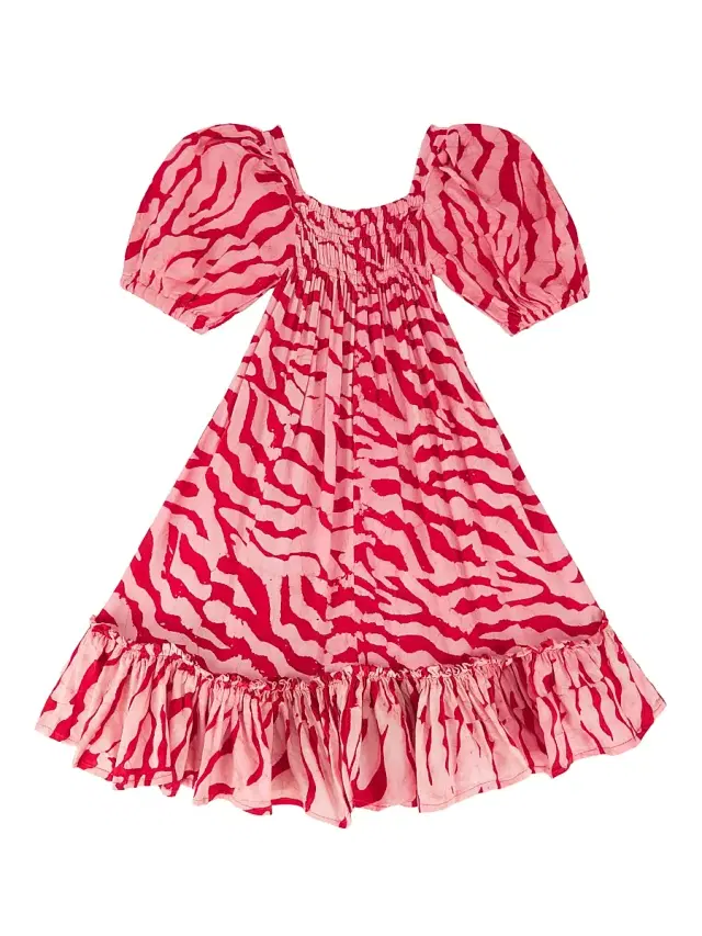 Elisamama Baby Girl's, Little Girl's & Girl's Nike Printed Smocked Dress - Red