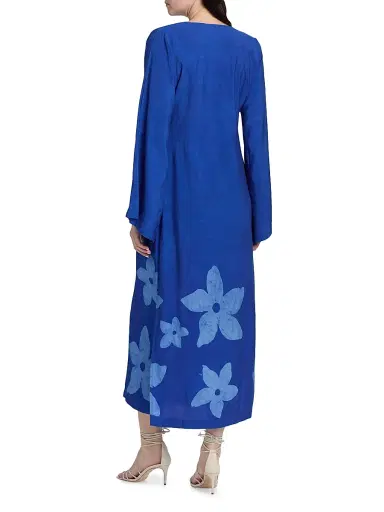 Elisamama Women's Naj Floral A-Line Midi-Dress | Thumbnail 5 Elisamama Women's Naj Floral A-Line Midi-Dress | Thumbnail 5