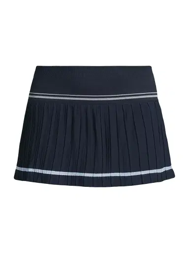 Lucky in Love Women's Core Motion Pleated Mini Skort - Midnight | Thumbnail 1