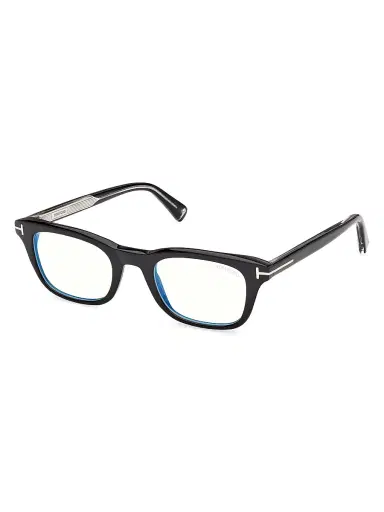 Tom Ford Men's 50MM Blue Block Square Eyeglasses - Black | Thumbnail 1 Tom Ford Men's 50MM Blue Block Square Eyeglasses - Black | Thumbnail 1