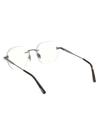 Tom Ford Men's Oval 50MM Glasses - Black | Thumbnail 4 Tom Ford Men's Oval 50MM Glasses - Black | Thumbnail 4