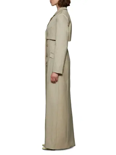 Et Ochs Women's Greer Maxi Blazer Coat - Taupe | Thumbnail 4 Et Ochs Women's Greer Maxi Blazer Coat - Taupe | Thumbnail 4