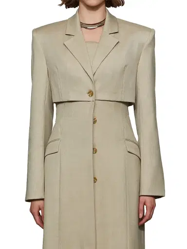 Et Ochs Women's Greer Maxi Blazer Coat - Taupe | Thumbnail 6 Et Ochs Women's Greer Maxi Blazer Coat - Taupe | Thumbnail 6