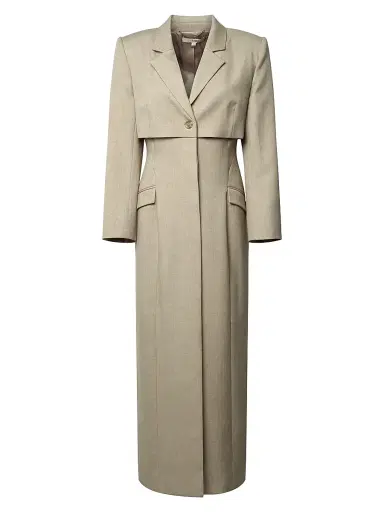 Et Ochs Women's Greer Maxi Blazer Coat - Taupe | Thumbnail 1 Et Ochs Women's Greer Maxi Blazer Coat - Taupe | Thumbnail 1