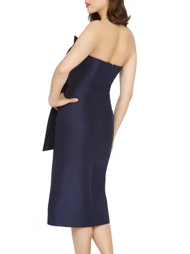 Kay Unger Women's Ria Floral-Embellished Sheath Cocktail Dress - Dark Sky | Thumbnail 5