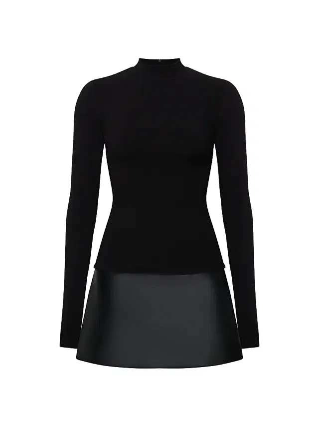 Et Ochs Women's Colette Mixed-Media Minidress - Black