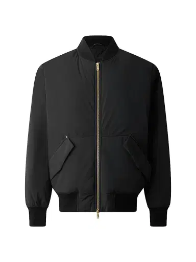 Moose Knuckles Men's Freehang Brixton Down Bomber Jacket - Black | Thumbnail 1