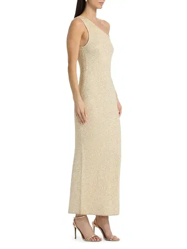 Toccin Women's Roxbury Sequined Bouclé-Knit Midi-Dress | Thumbnail 4
