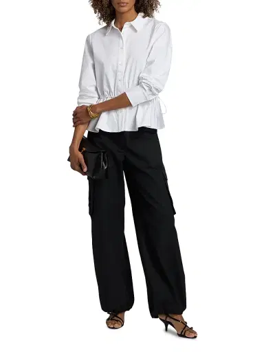 Toccin Women's Ingrid Poplin Long-Sleeve Shirt - Optic | Thumbnail 2