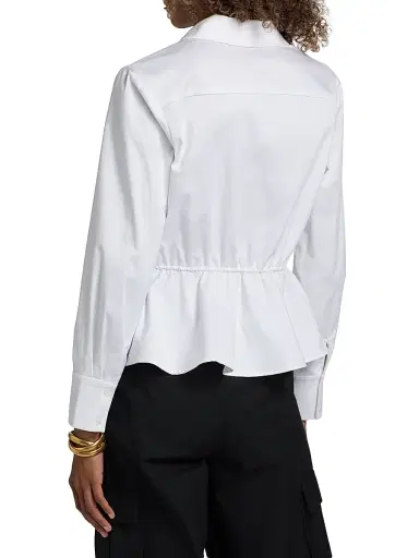 Toccin Women's Ingrid Poplin Long-Sleeve Shirt - Optic | Thumbnail 5