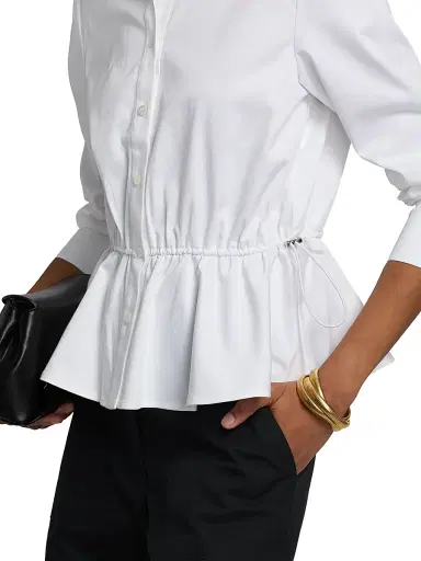 Toccin Women's Ingrid Poplin Long-Sleeve Shirt - Optic | Thumbnail 6