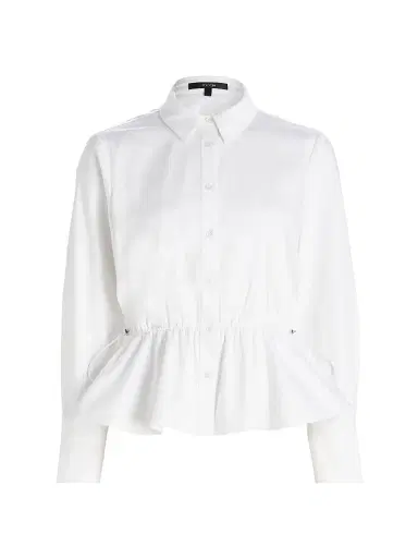 Toccin Women's Ingrid Poplin Long-Sleeve Shirt - Optic | Thumbnail 1