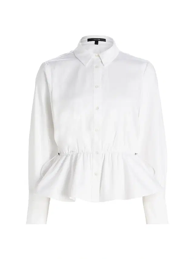 Toccin Women's Ingrid Poplin Long-Sleeve Shirt - Optic