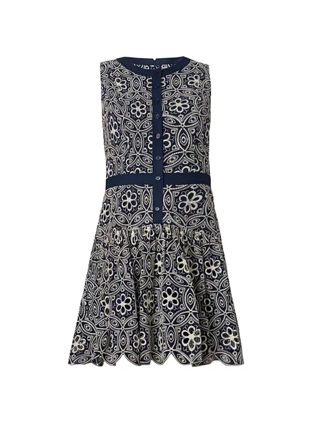 Shoshanna Women's Sierra Printed Minidress - Navy