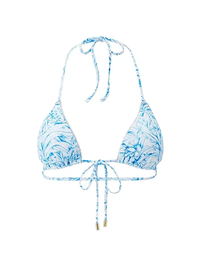 Melissa Odabash Women's Adelaide Triangle Bikini Top - Pineapples