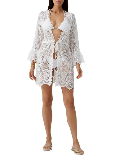 Melissa Odabash Women's Naia Lace Cover-Up | Thumbnail 2
