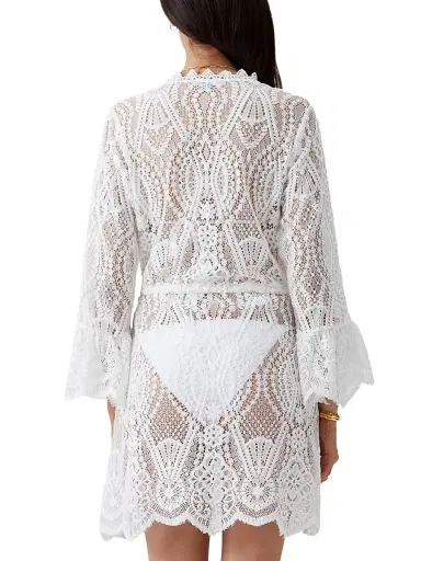 Melissa Odabash Women's Naia Lace Cover-Up | Thumbnail 4