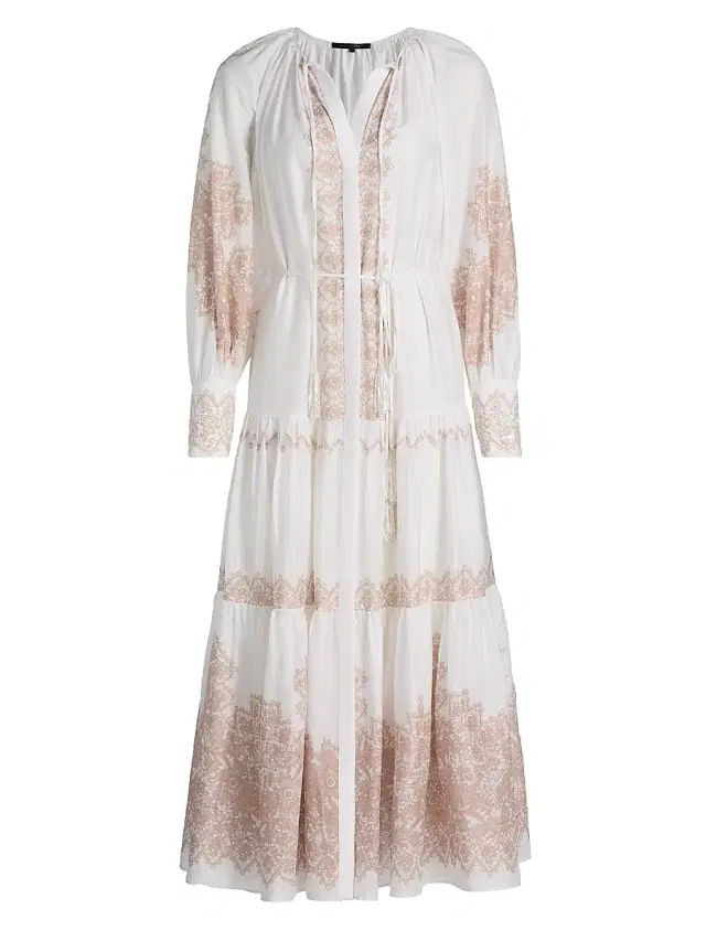 Kobi Halperin Women's Lauryn Lace Print Cotton-Silk Maxi Dress -