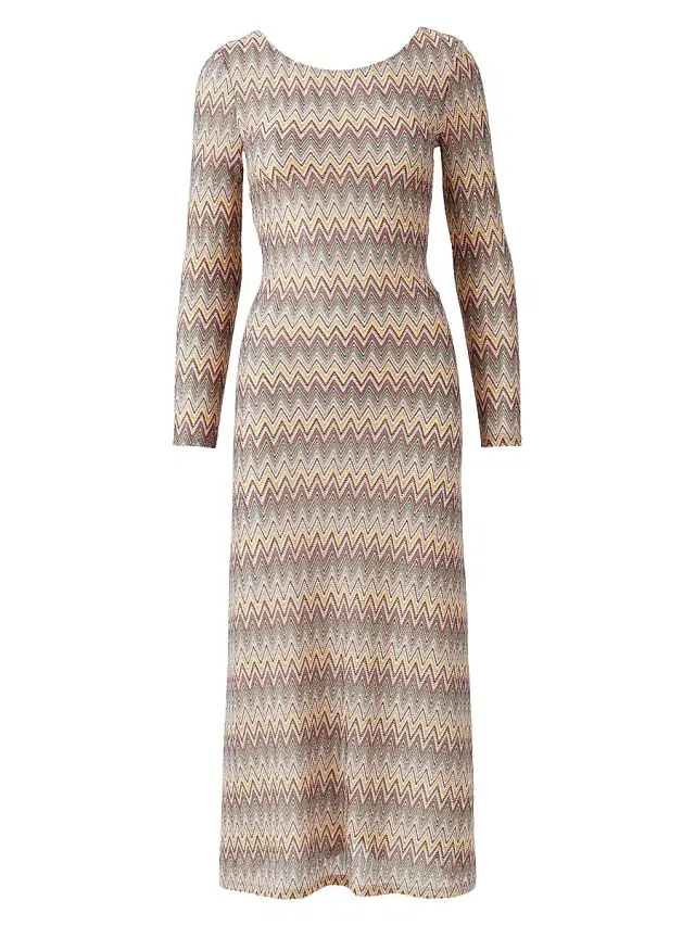 Melissa Odabash Women's Lily Zigzag Maxi Dress