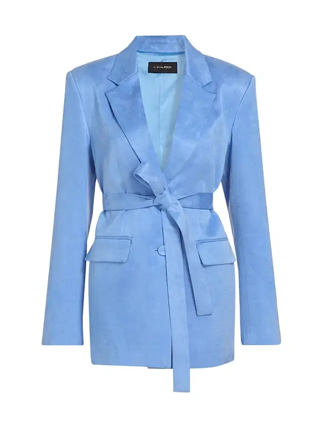 Kobi Halperin Women's Jessi Tie-Waist Blazer - Blue Jay