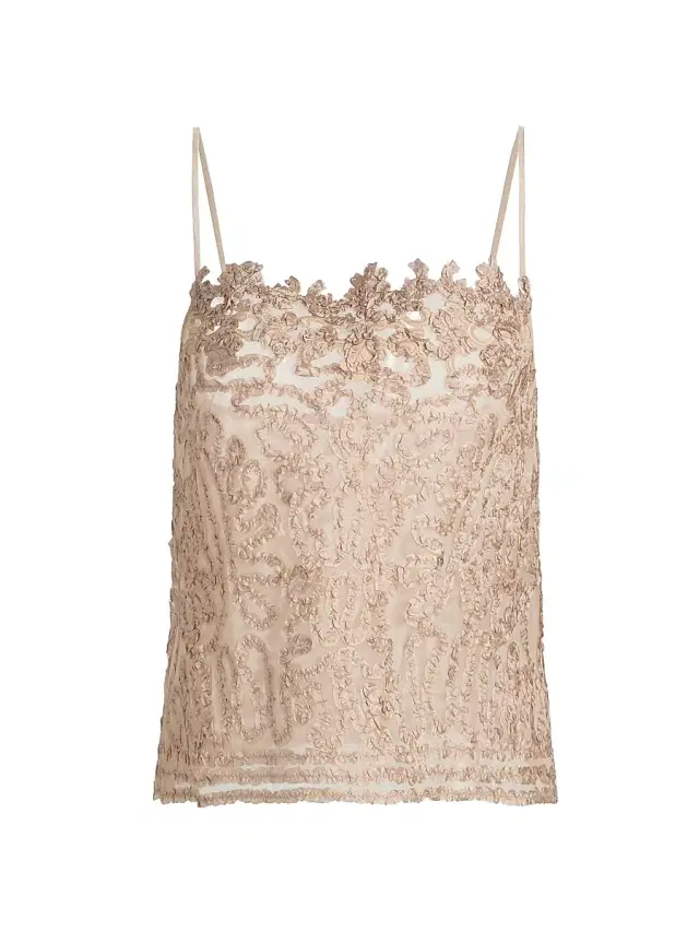 Kobi Halperin Women's Giselle Textured Cami Blouse - Antique