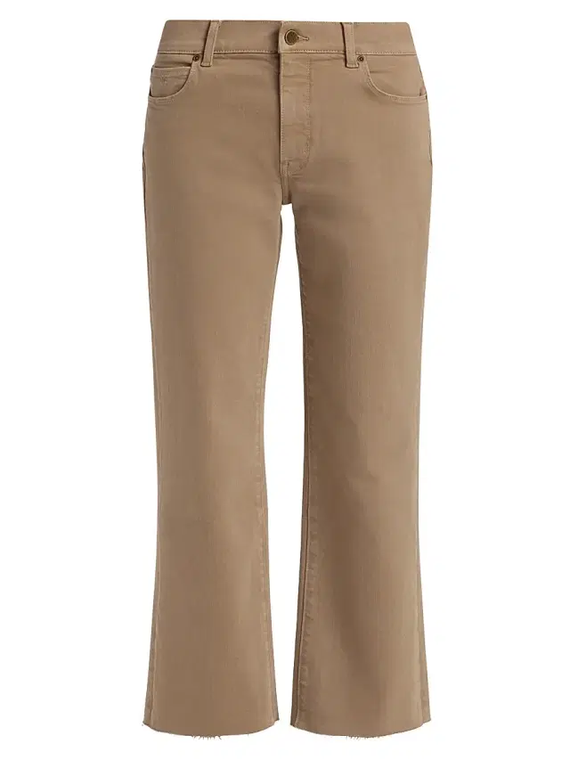 Kobi Halperin Women's Mika Crop Mid-Rise Pants - Khaki