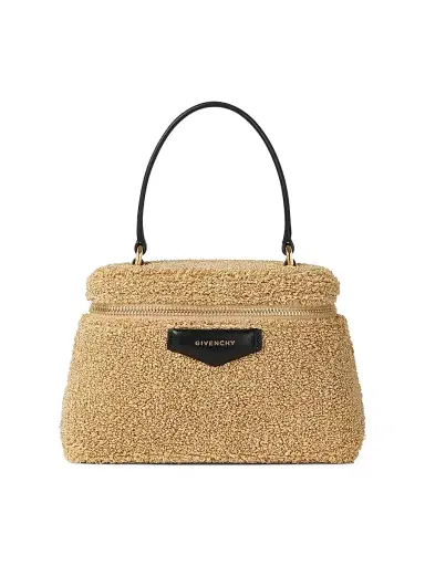 Givenchy Women's Antigona Vanity Bag in Sponge Raffia with Chain | Thumbnail 1 Givenchy Women's Antigona Vanity Bag in Sponge Raffia with Chain | Thumbnail 1