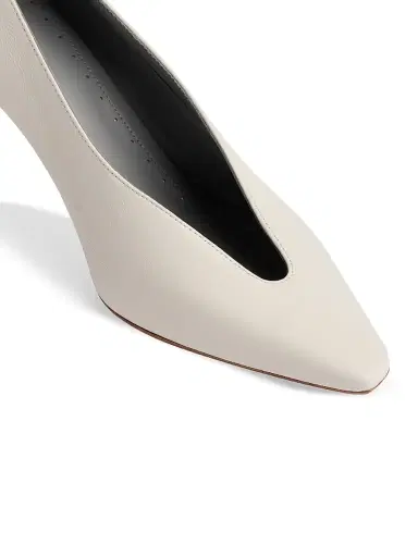 Balenciaga Women's Duchesse Pump Heels - White Snow - Size 11 | Thumbnail 3 Balenciaga Women's Duchesse Pump Heels - White Snow - Size 11 | Thumbnail 3