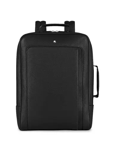 Montblanc Men's Sartorial Leather Backpack - Black | Thumbnail 1 Montblanc Men's Sartorial Leather Backpack - Black | Thumbnail 1