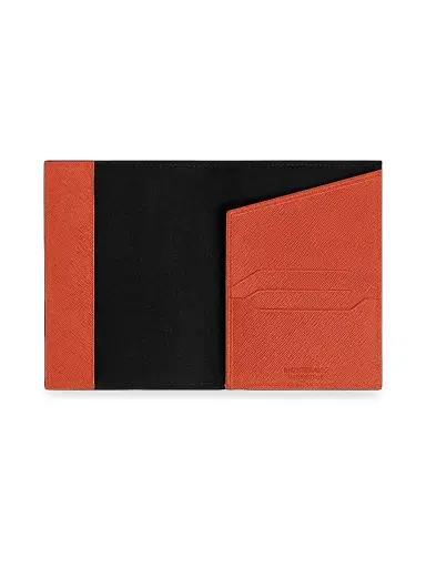 Montblanc Sartorial Leather Passport Holder - Orange | Thumbnail 4