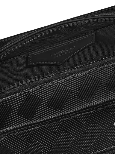 Montblanc Men's Extreme 3.0 Leather Toiletry Bag - Black | Thumbnail 7 Montblanc Men's Extreme 3.0 Leather Toiletry Bag - Black | Thumbnail 7