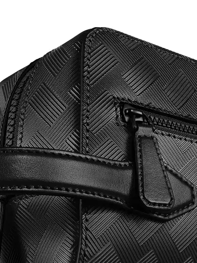 Montblanc Men's Extreme 3.0 Leather Toiletry Bag - Black | Thumbnail 8 Montblanc Men's Extreme 3.0 Leather Toiletry Bag - Black | Thumbnail 8