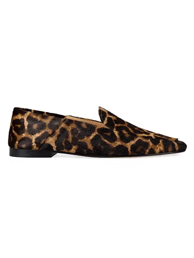 Dear Frances Women's Gio Leopard-Print Calf-Hair Loafers - Leo Print