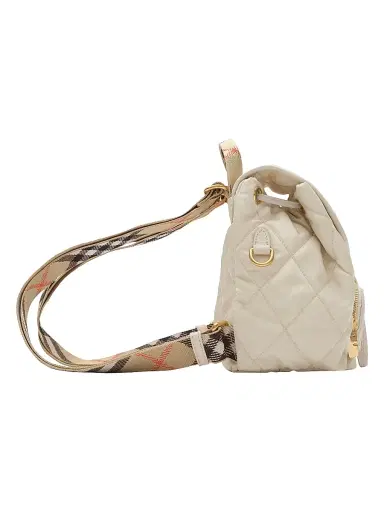 Burberry Women's Horseshoe Mini Quilted Backpack | Thumbnail 2 Burberry Women's Horseshoe Mini Quilted Backpack | Thumbnail 2