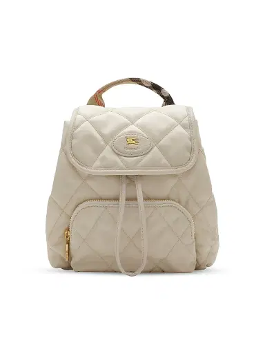 Burberry Women's Horseshoe Mini Quilted Backpack | Thumbnail 1 Burberry Women's Horseshoe Mini Quilted Backpack | Thumbnail 1